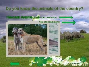 Do you know the animals of the country?