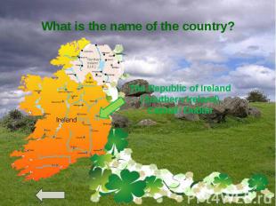 What is the name of the country?