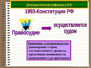 Демократические реформы в РФ.