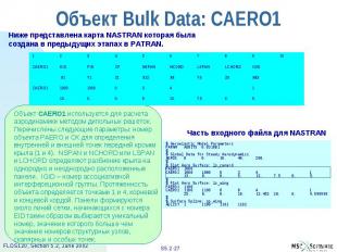 Объект Bulk Data: CAERO1
