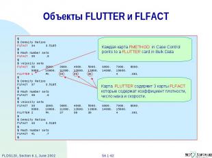 Объекты FLUTTER и FLFACT
