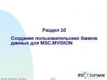 MSC.Mvision - 10-1