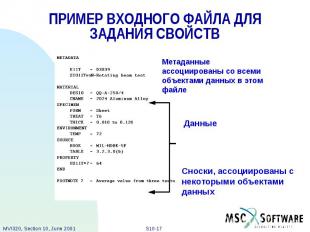 ПРИМЕР ВХОДНОГО ФАЙЛА ДЛЯ ЗАДАНИЯ СВОЙСТВ