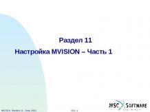 MSC.Mvision - 11-1