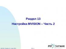MSC.Mvision - 13-1