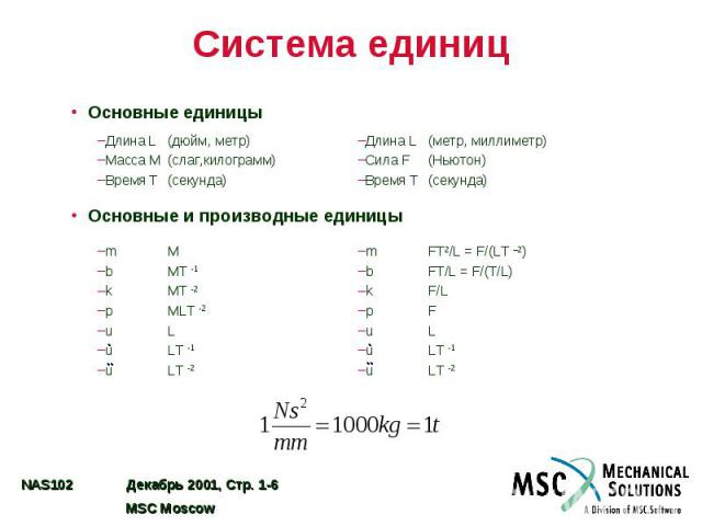 Система единиц Основные единицы Основные и производные единицы