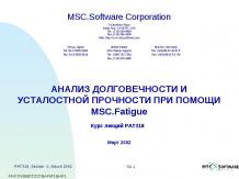 MSC.Patran PAT 318 2002 - 00