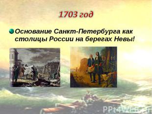 Основание Санкт-Петербурга как столицы России на берегах Невы! Основание Санкт-П