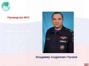 Руководство МЧС Владимир Андреевич Пучков