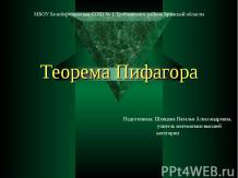Теорема Пифагора 2
