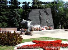 История воронежского Памятника Славы