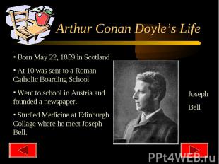 Arthur Conan Doyle’s Life