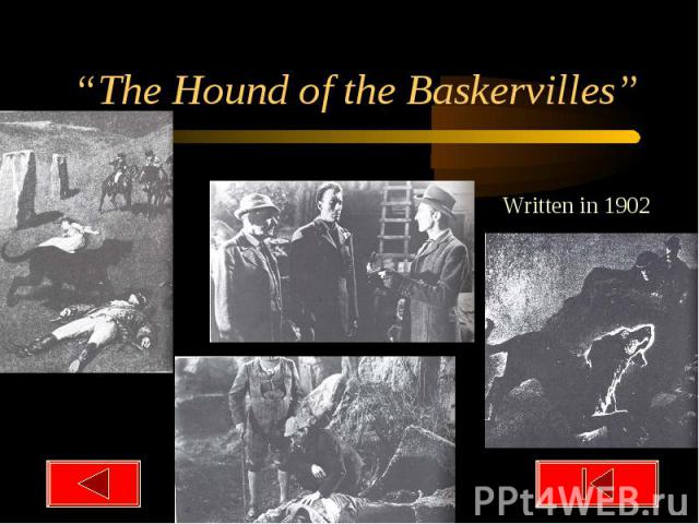 “The Hound of the Baskervilles”