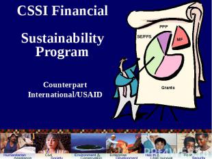 CSSI Financial Sustainability Program Counterpart International/USAID