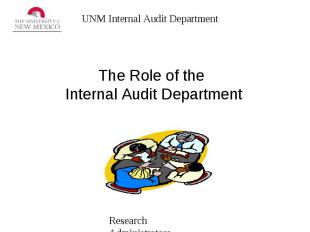 The Role of the Internal Audit Department