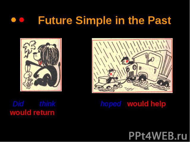 Future Simple in the Past