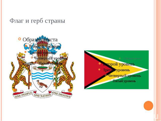 Флаг и герб страны
