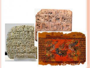 Описания растений и животных найдены в древних письменах египтян, вавилонян, инд