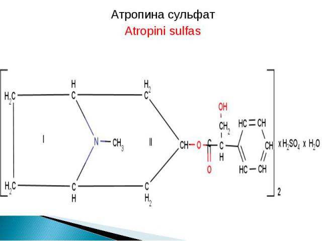 Атропина сульфат Атропина сульфат Atropini sulfas