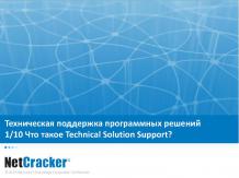 Technical Solution Support Лекция №1