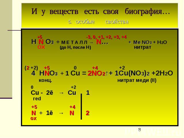 Методическая разработка по теме "Кислородные соединения азота"