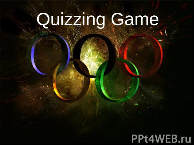 Quizzing Game
