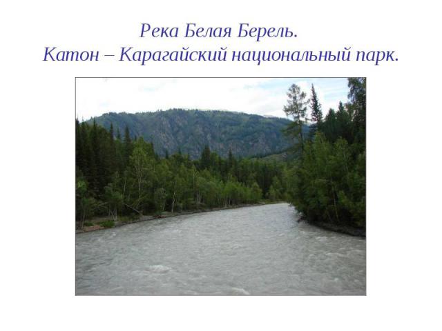 Река Белая Берель. Катон – Карагайский национальный парк.