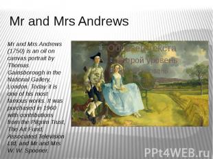 Mr and Mrs Andrews