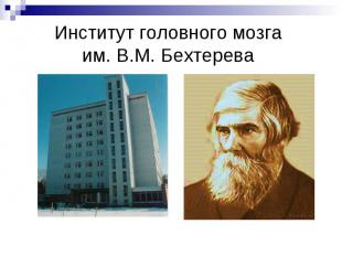 Институт головного мозга им. В.М. Бехтерева