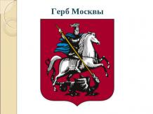 МОСКВА-СТОЛИЦА РОССИИ (1 КЛАСС)