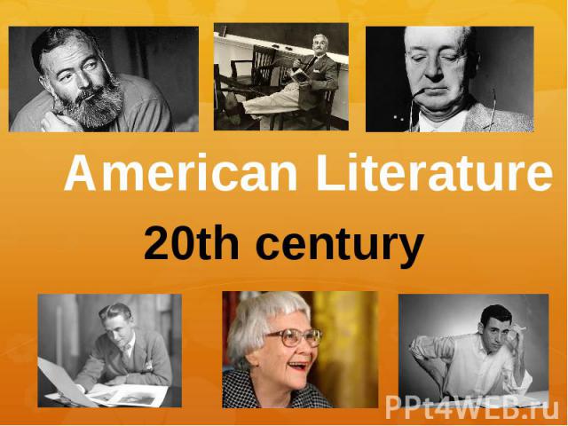 American Literature 20th century