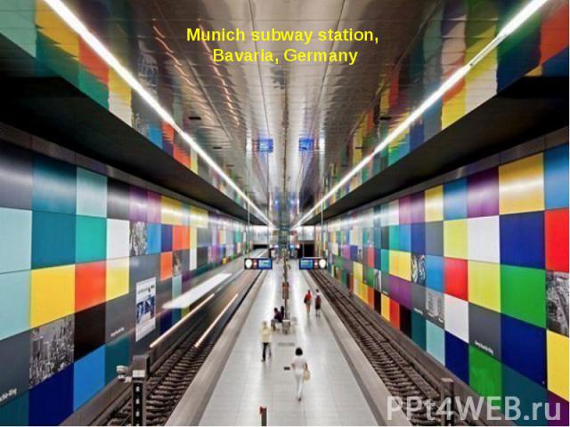Munich subway station, Bavaria, Germany