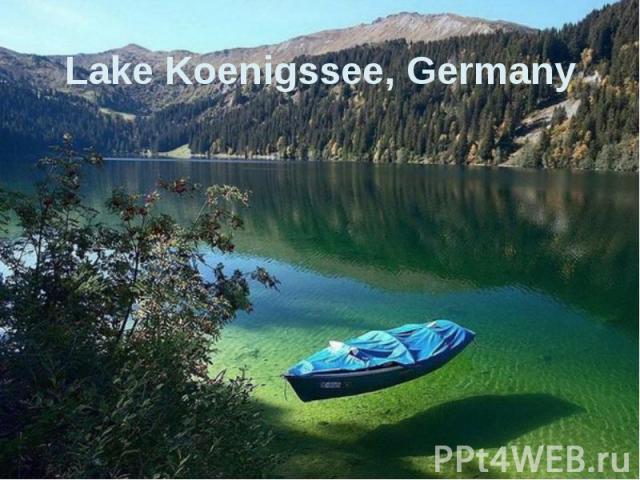 Lake Koenigssee, Germany