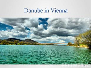 Danube&nbsp;in Vienna