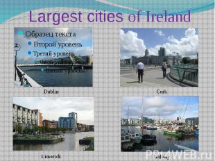 Largest cities of Ireland