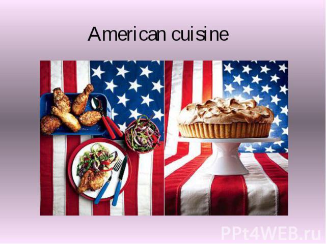 American cuisine