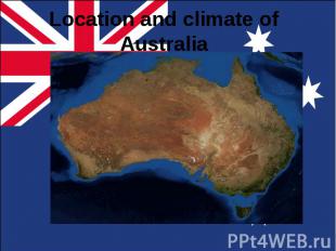 Location and climate of Australia