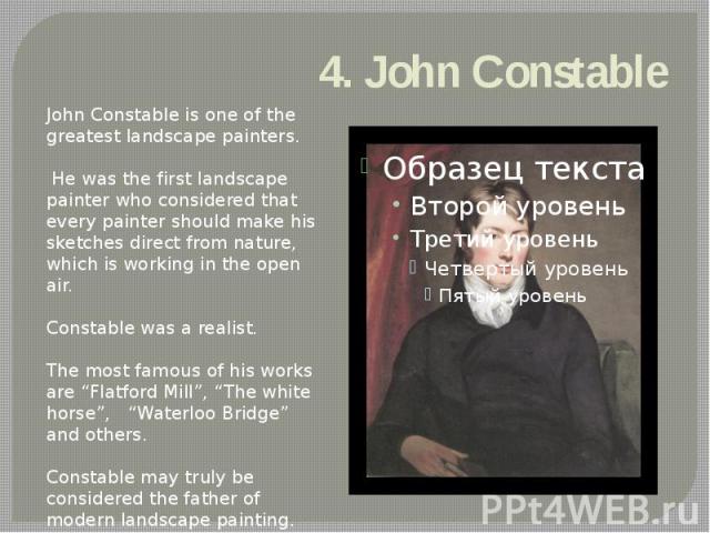 4. John Constable