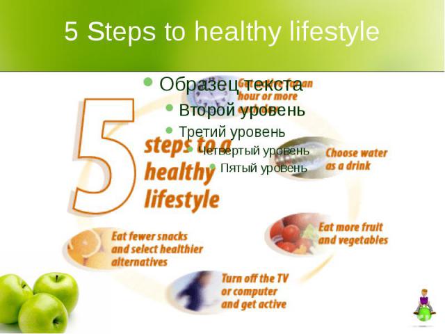 5 Steps to healthy lifestyle