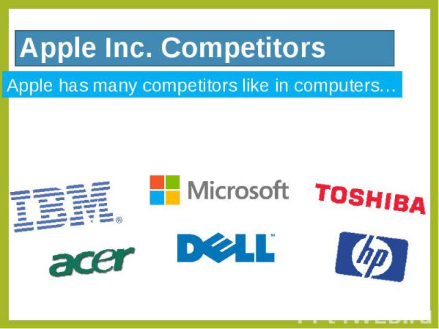 Apple Inc. Competitors