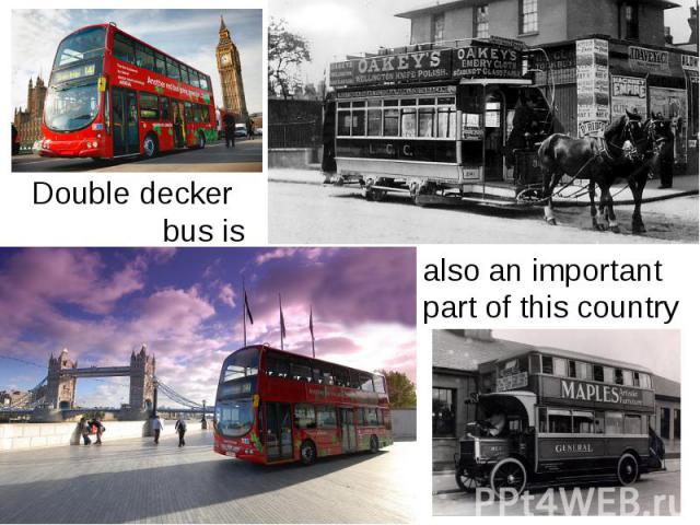  Double decker bus is