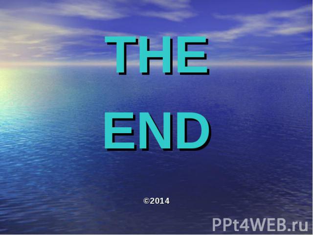 THE THE END ©2014