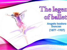 The legend of ballet