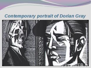 Contemporary&nbsp;portrait&nbsp;of Dorian Gray
