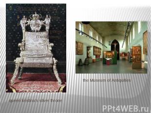 queen kristina's silver throne