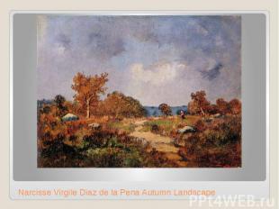 Narcisse Virgile Diaz de la Pena Autumn Landscape