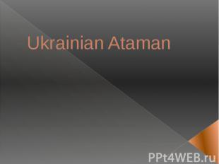 Ukrainian Ataman
