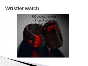 Wristlet watch