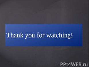 Thank you for watching! Thank you for watching!