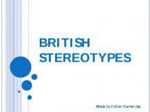 British stereotypes